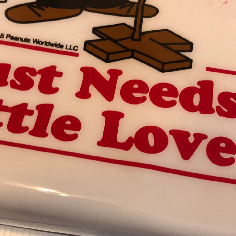 Charlie Brown tote 🆕 12”H x 12.5W wflaw on 1 side - Picture 5 of 5